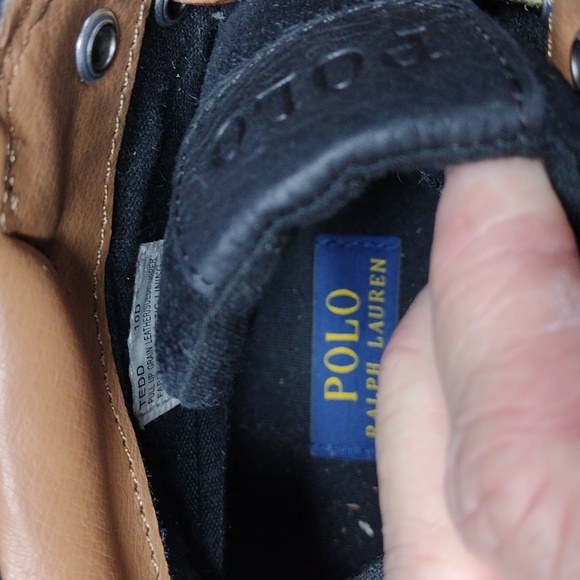 Polo Ralph Lauren men's black leather Chukka boots. Size 10 - Picture 15 of 16